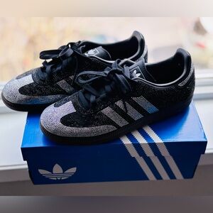 ADIDAS Samba OG Rhinestone Black Silver Crystals IH9052 - Women’s 7.5